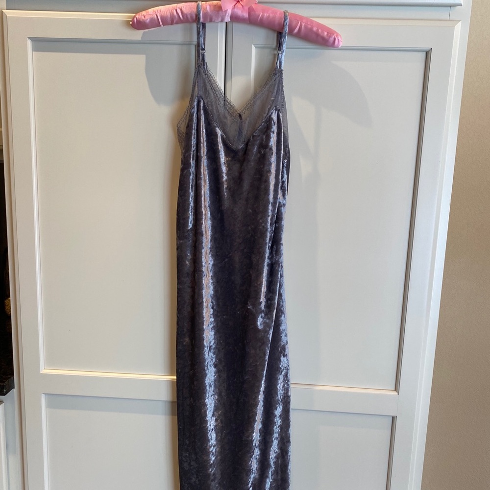 Gray Shimmery Dress